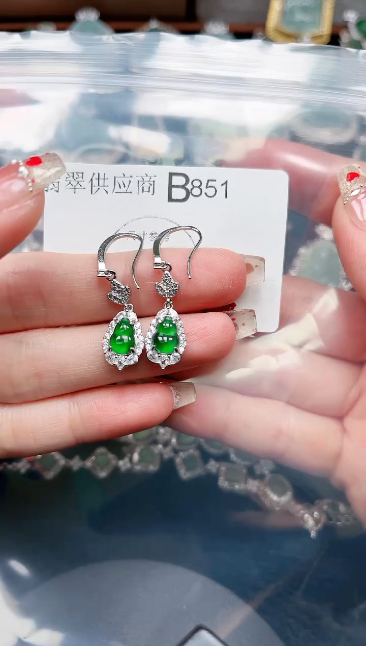 【闪购商品】翡翠颈饰未镶嵌851赠皮绳