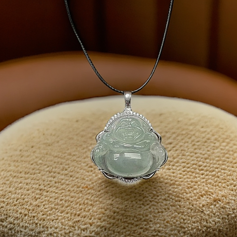 【展示链接，勿拍！】天然缅甸A货翡翠，S925银边【多样性发其一】