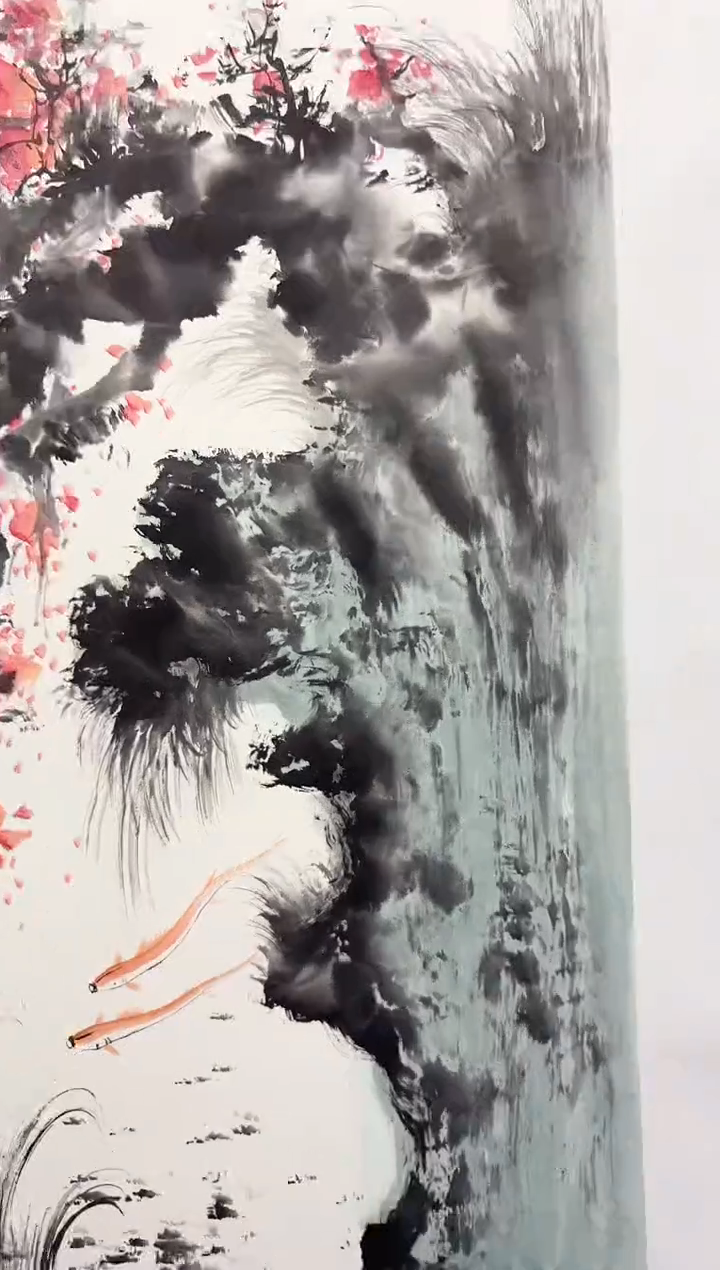 国画秦燕格国画手绘作品Y6