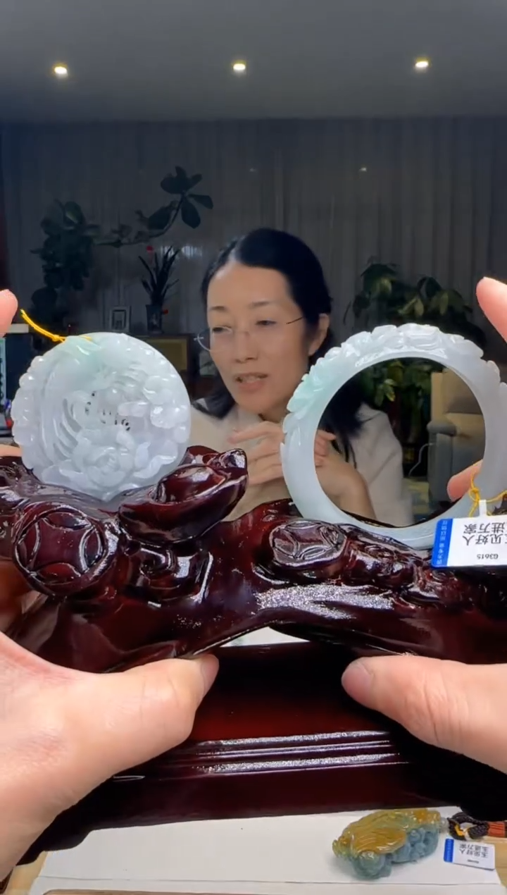 【闪购商品】翡翠摆件未镶嵌DY@@960Q3J15125