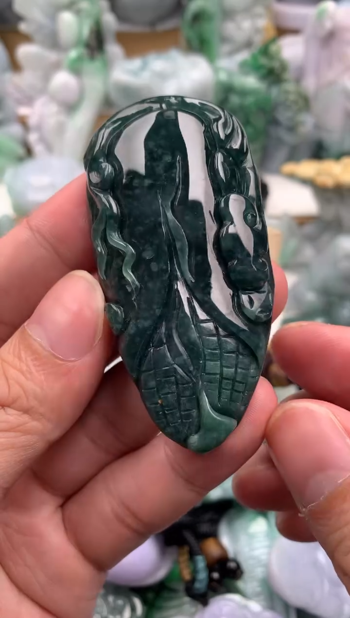 吊坠(不含链)未镶嵌翡翠1