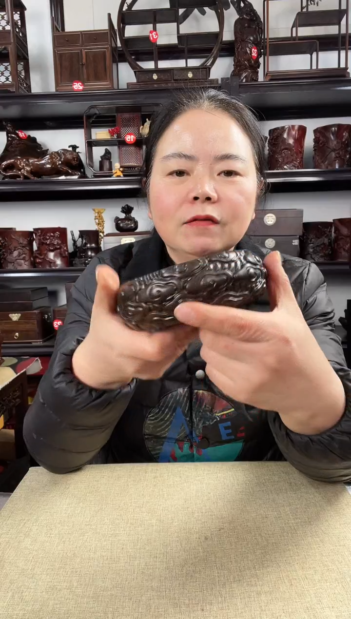 木老李红木工艺品大云纹
