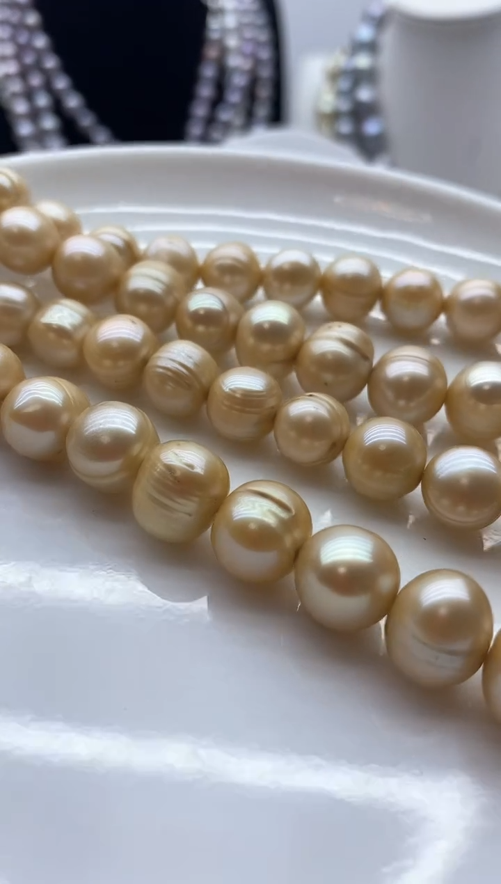 【闪购商品】淡水珍珠颈饰钛钢104