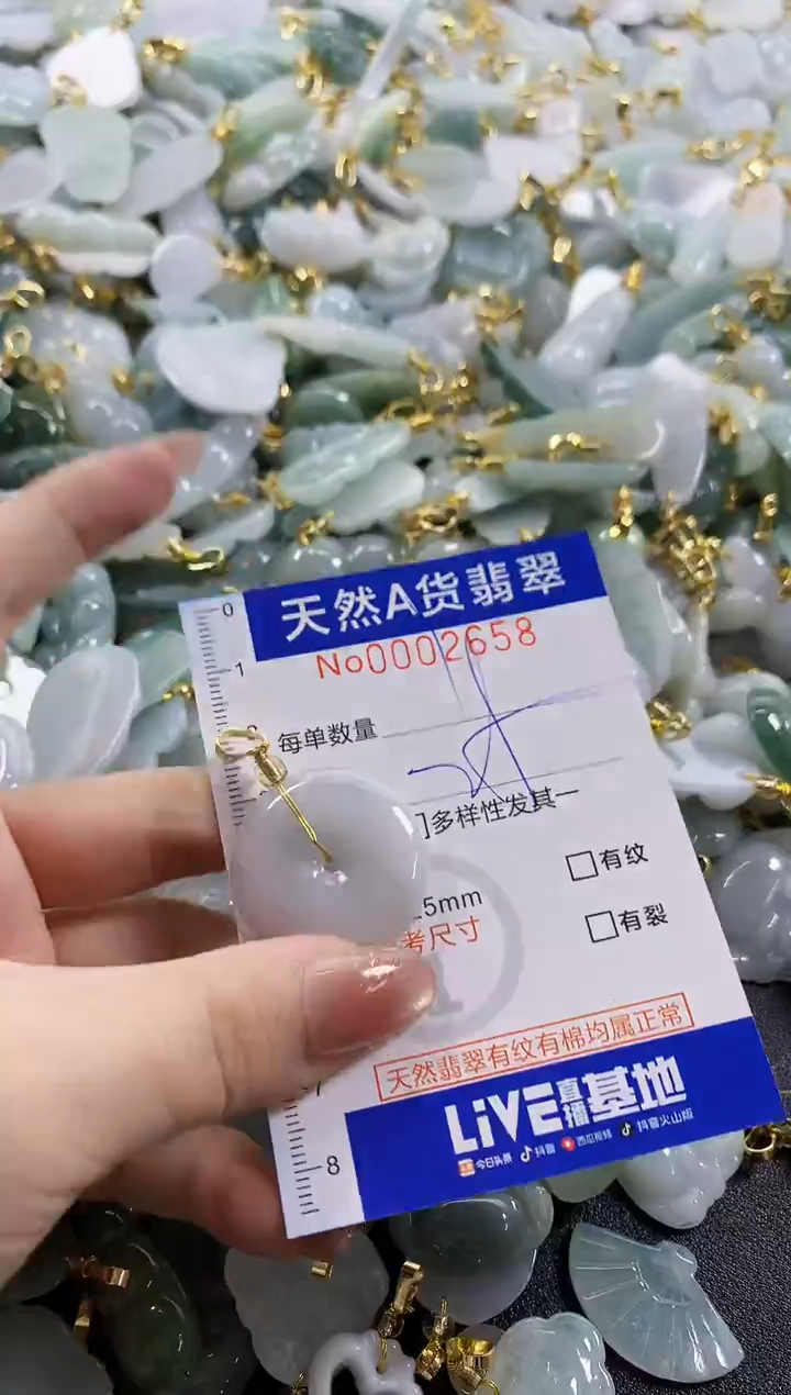 颈饰未镶嵌翡翠天然A货翡翠