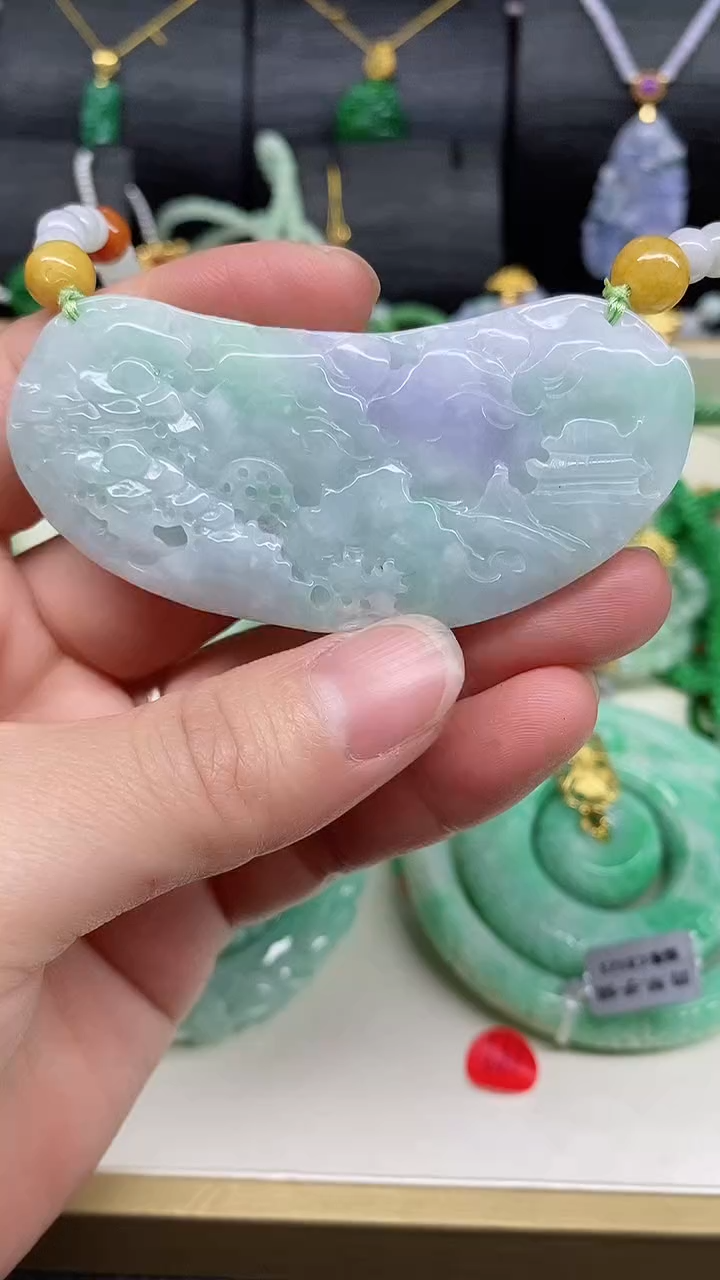 【闪购商品】翡翠项链未镶嵌吊坠