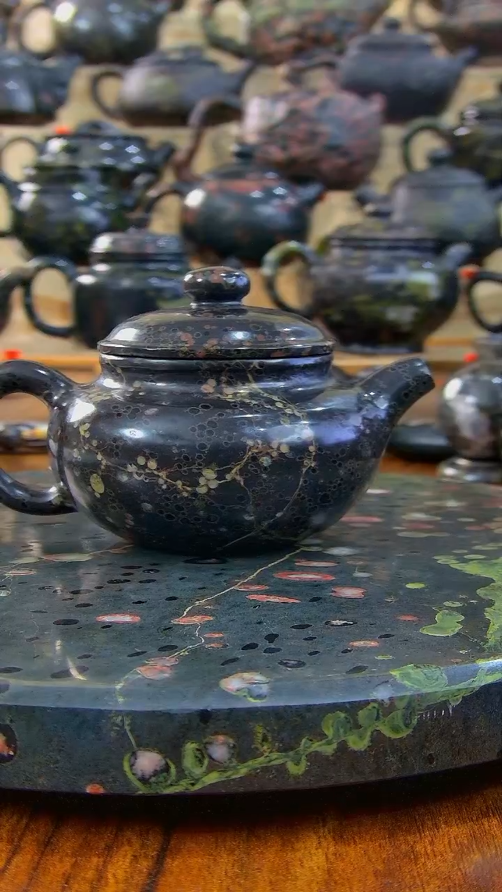 奢上奢梅花玉茶具