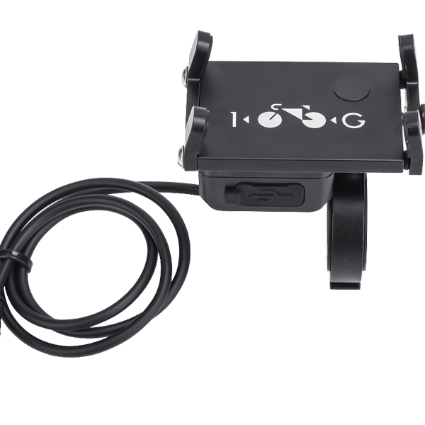 壹佰克极客助力轮带USB充电器、蓝牙音响的手机支架