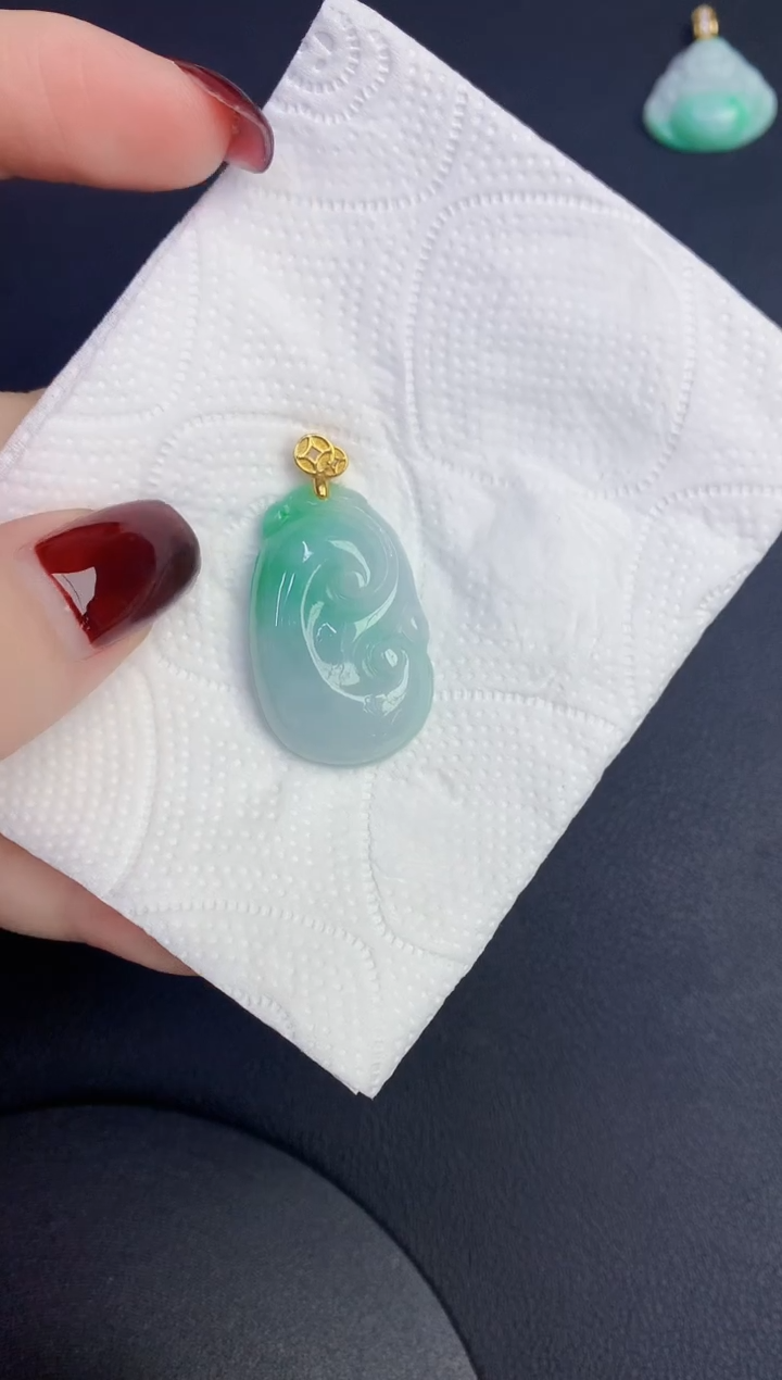 颈饰未镶嵌翡翠缅甸天然翡翠A货