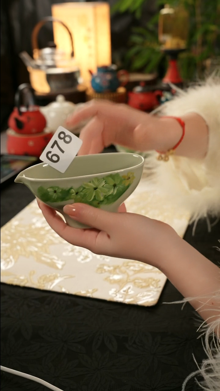 青云茶斋陶瓷茶具公道杯678