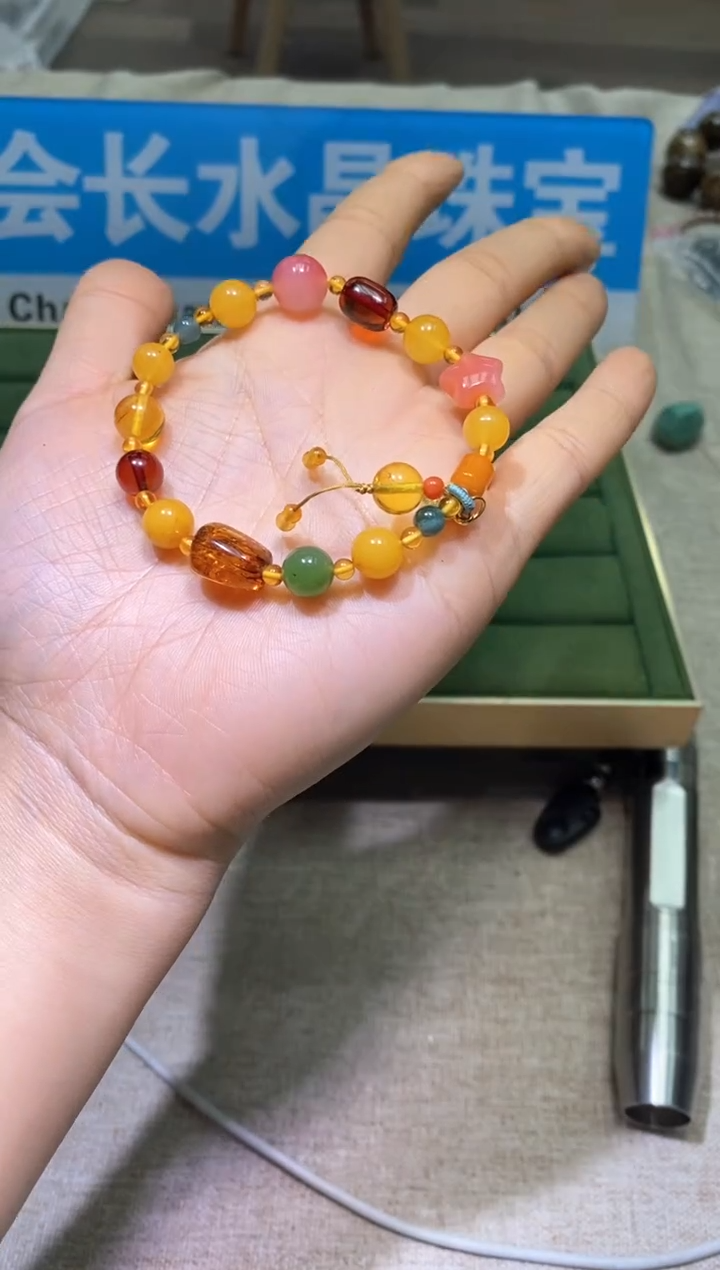 【闪购商品】琥珀手链未镶嵌多样性发一件343