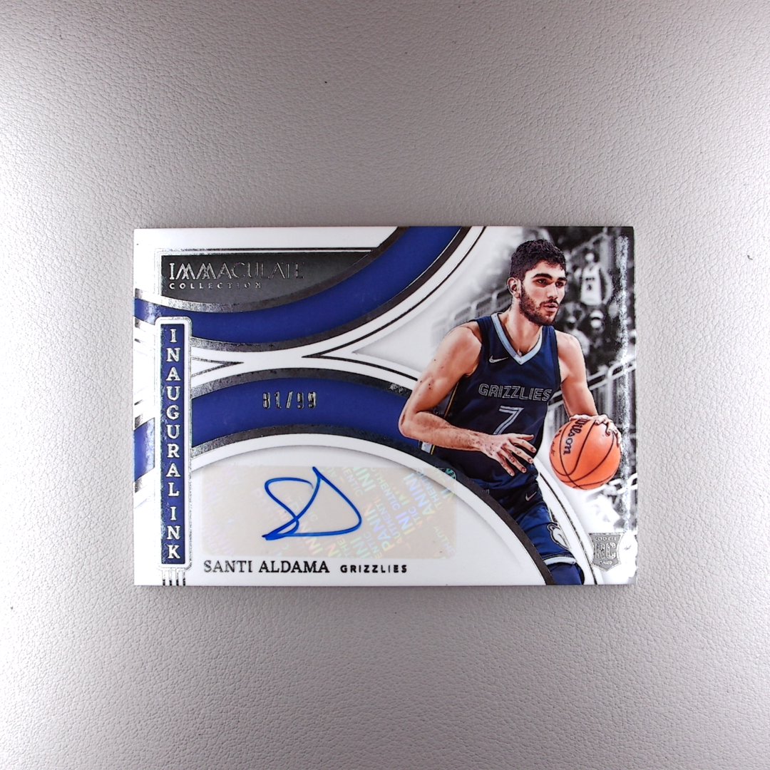 桑蒂 阿尔达马 99编 IMM 帕尼尼NBA国宝手提签字球星卡