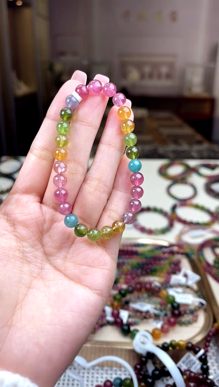 【闪购商品】碧玺/未镶嵌6mm+碧玺单圈多样性发货