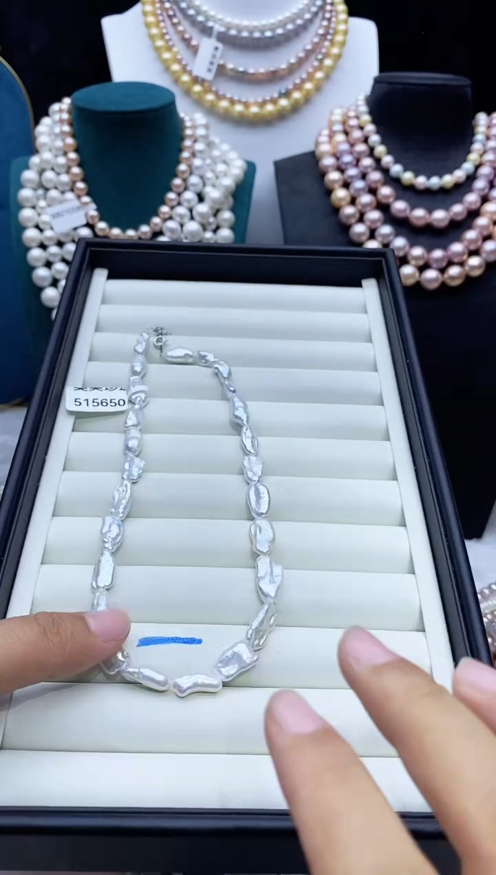 淡水珍珠未镶嵌颈饰珍珠项链