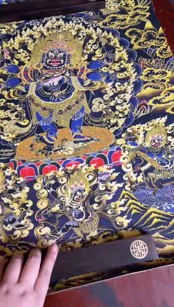 卷轴画手绘唐卡002