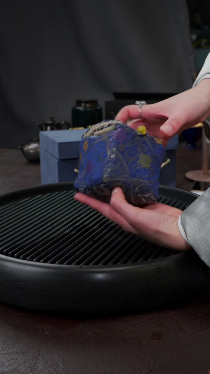 【闪购商品】杯【宜景窑】苏绣旅行袋