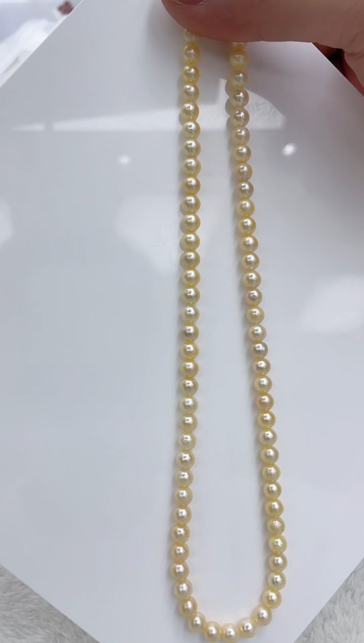 【闪购商品】海水珍珠颈饰银S925镶嵌海水珍珠项链