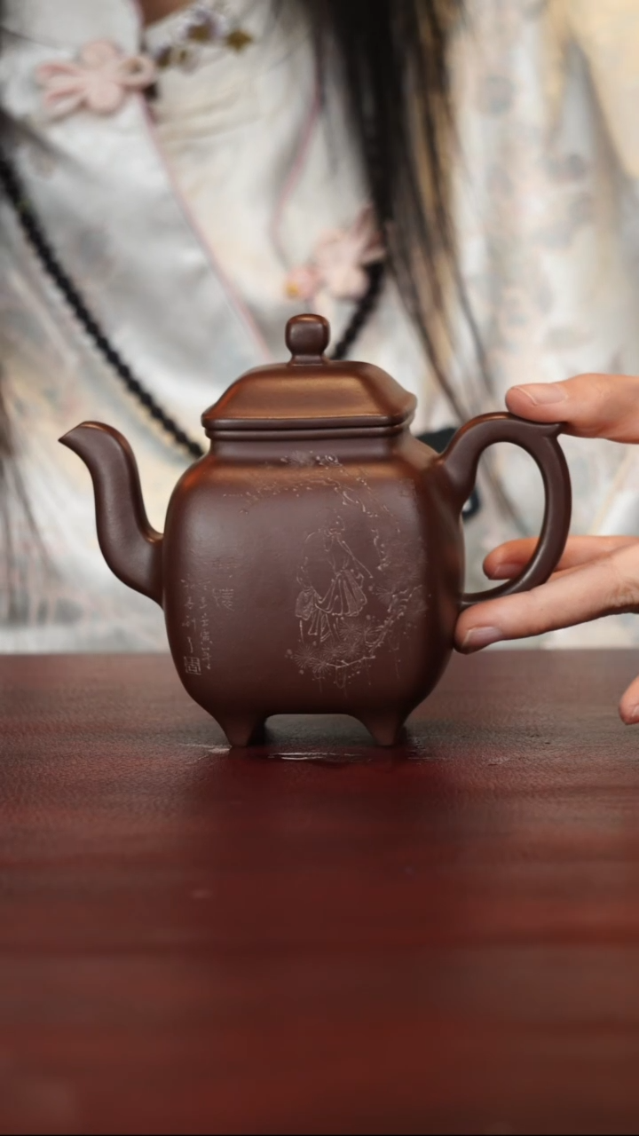 茶壶紫砂吴琴芳--手工--