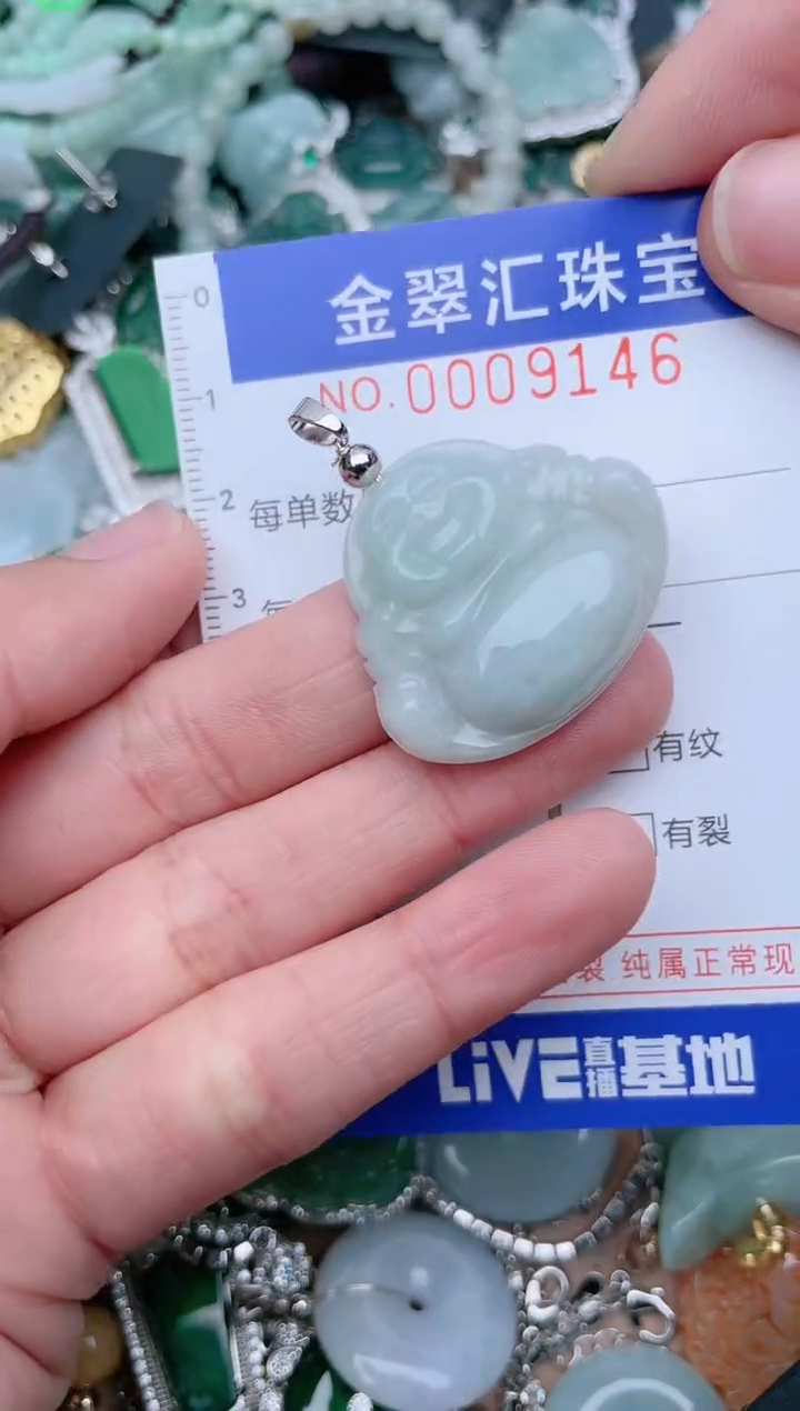 【闪购商品】翡翠颈饰未镶嵌9146........
