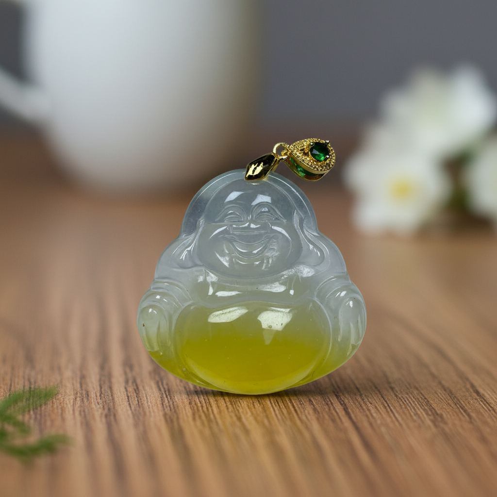 z209黄花大佛公气质精美吊坠