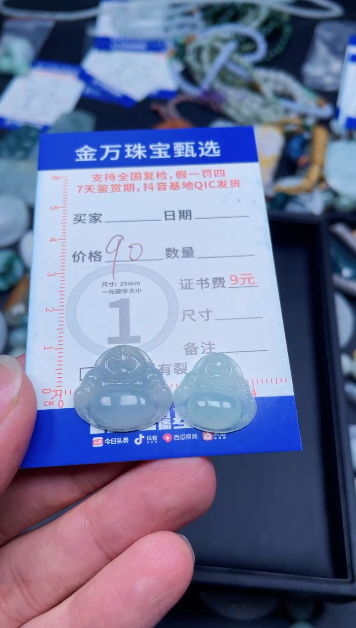 【闪购商品】翡翠颈饰未镶嵌天然翡翠a货