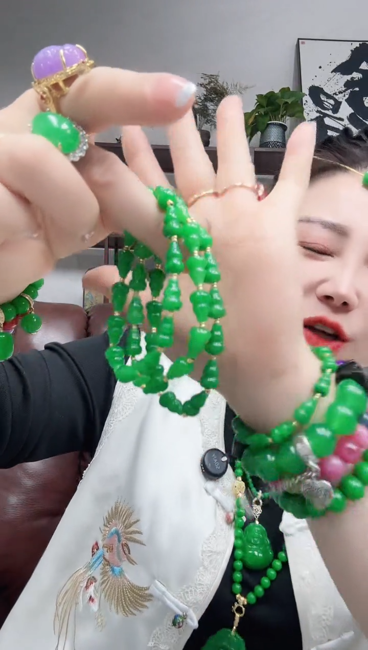 未镶嵌手链翡翠葫芦手串