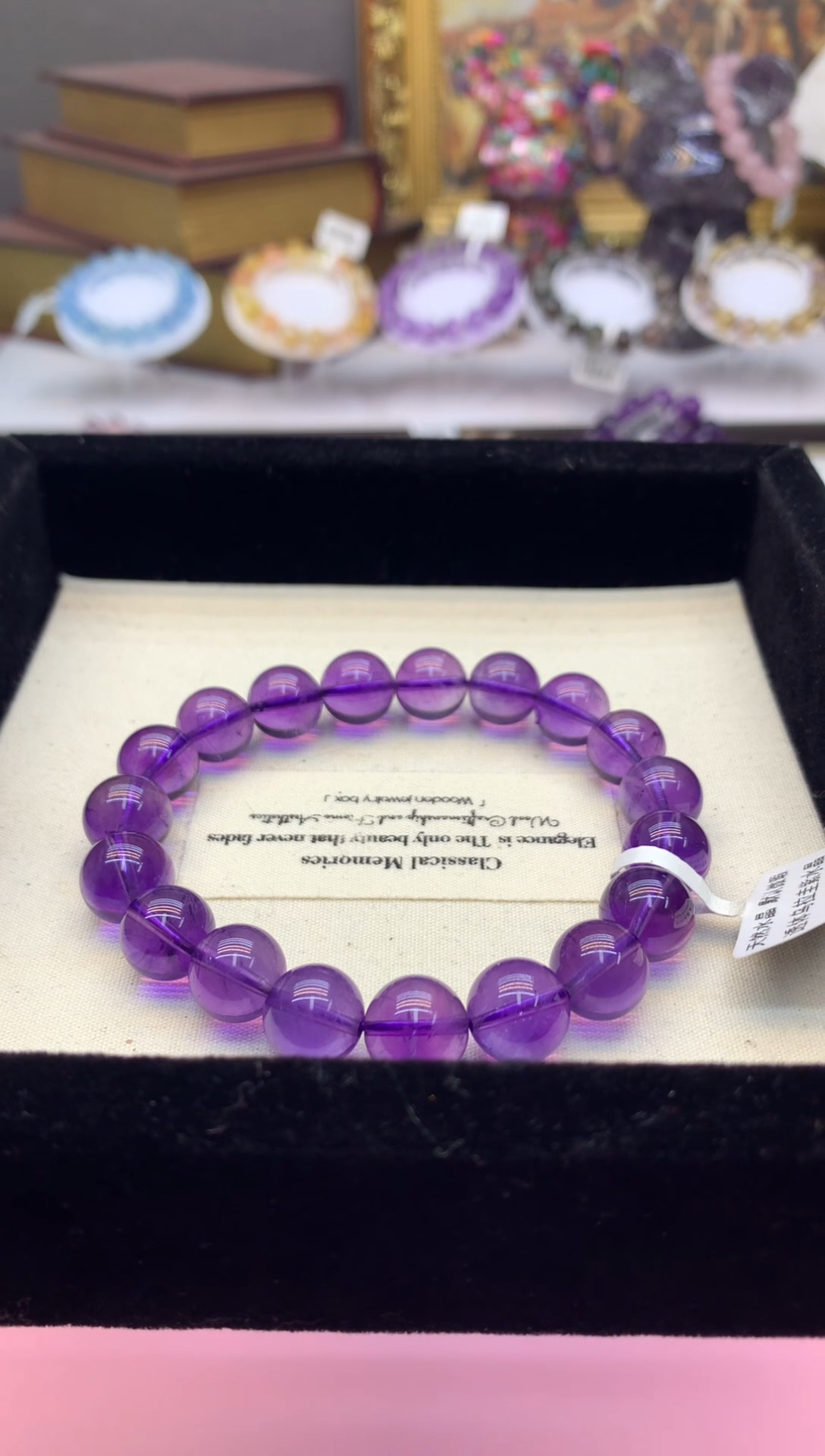 【闪购商品】水晶手串未镶嵌11+透体乌拉圭紫水晶