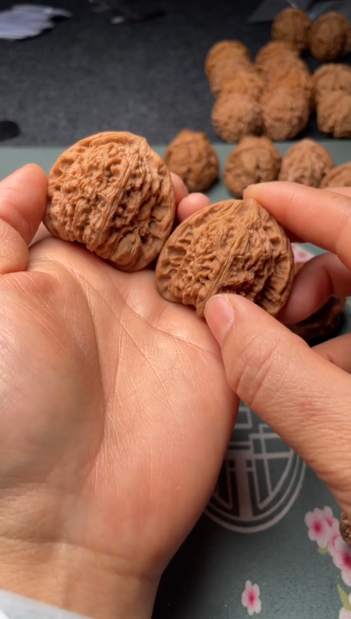 把件文玩核桃w258   南疆石43尺