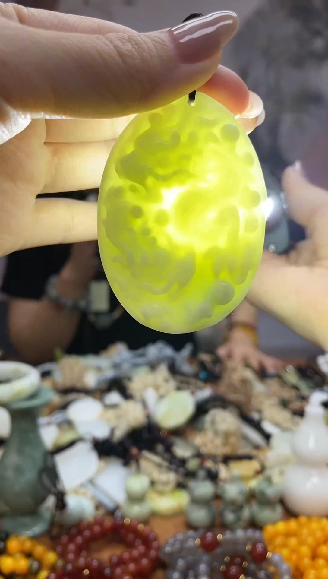 未镶嵌岫玉吊坠·