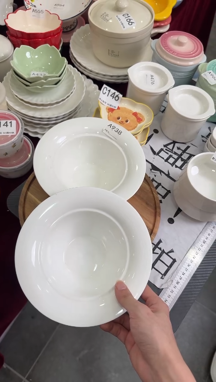 摆件陶A938-2个   库存微瑕陶瓷餐具