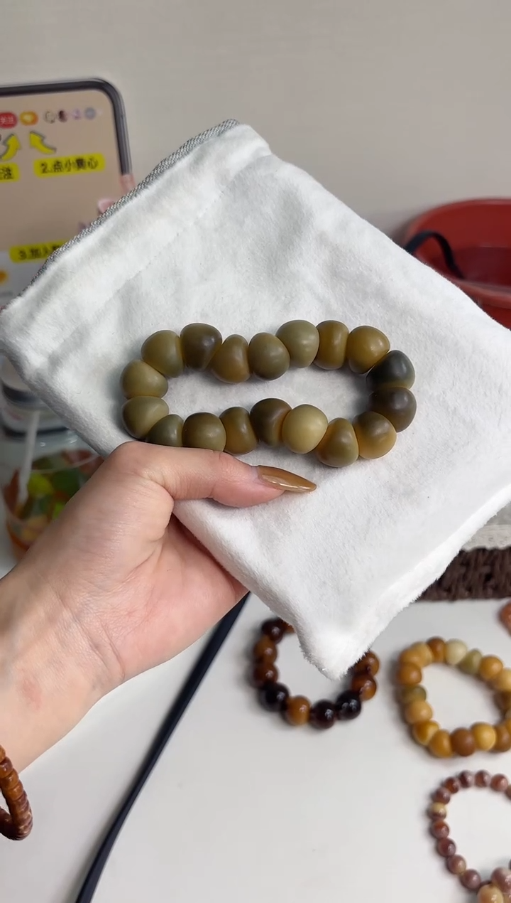 手串菩提根/象牙果沐g62干磨蒜瓣大肠18mm手串