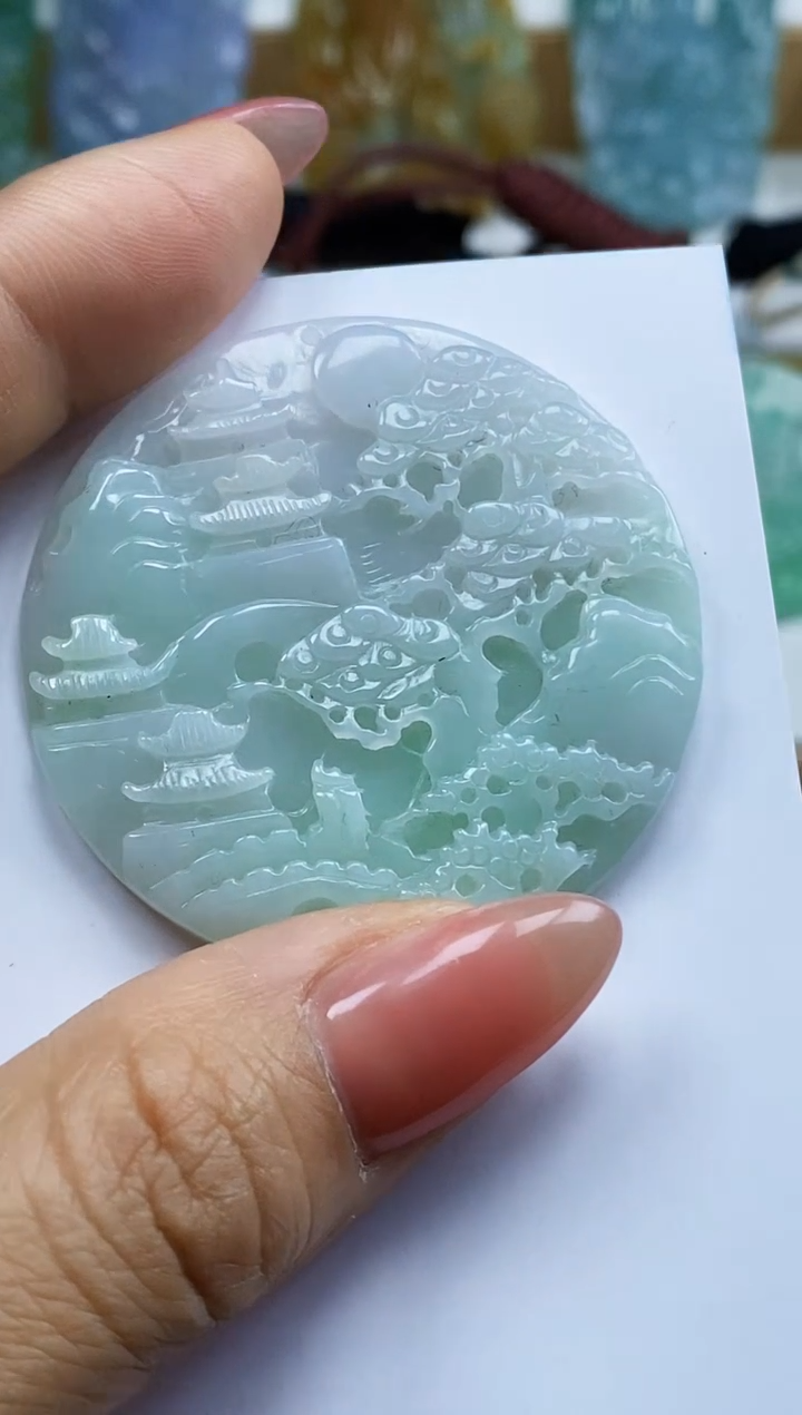 定制翡翠未镶嵌 翡翠A货