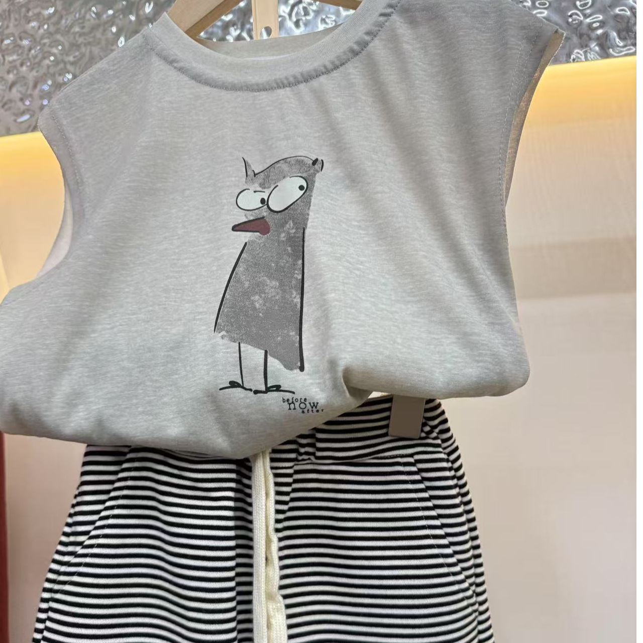 婴格朗迪ym5521套装休闲时尚夏季薄款套装