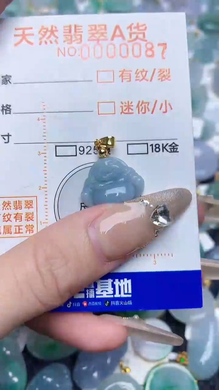 【闪购商品】翡翠颈饰未镶嵌876786786768