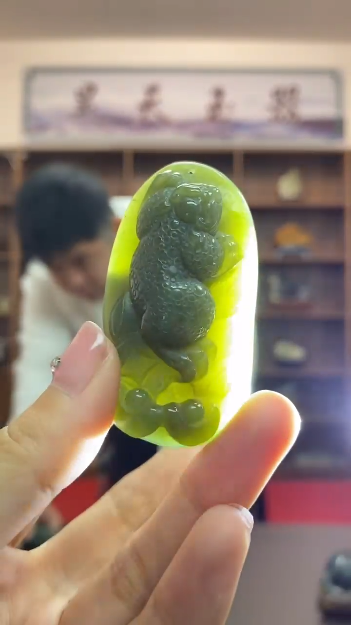 【闪购商品】岫岩河磨玉（透闪石质玉）手把未镶嵌手把