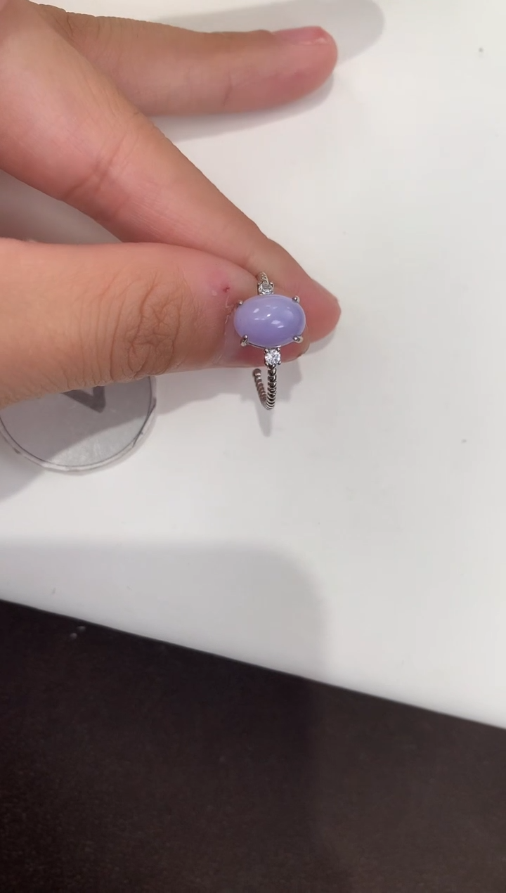 颈饰银S925镶嵌翡翠天然缅甸A货翡翠