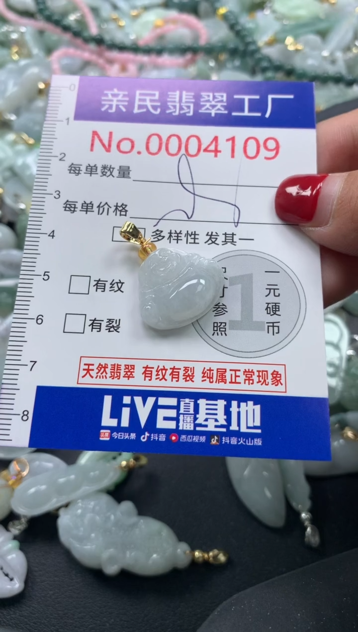 颈饰未镶嵌翡翠4109