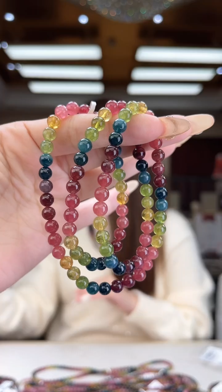 【闪购商品】碧玺/未镶嵌6mm+碧玺多圈30多样性发货