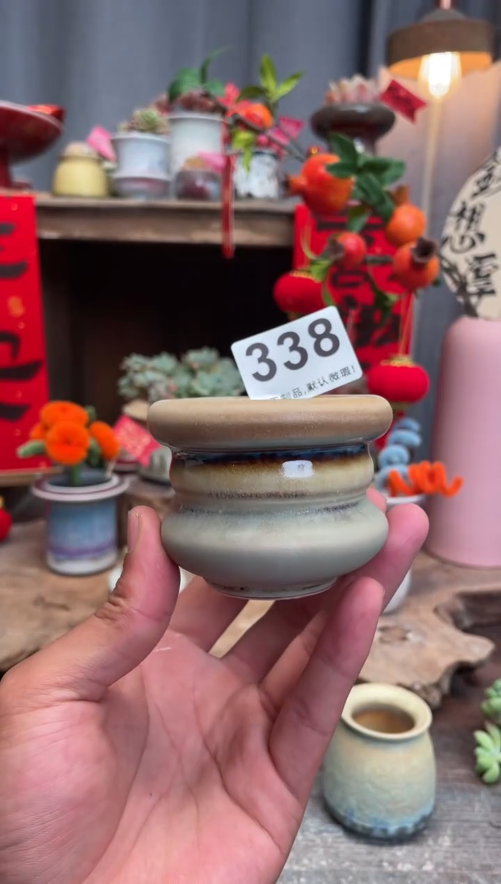 【闪购商品】摆件338小芳手工花盆