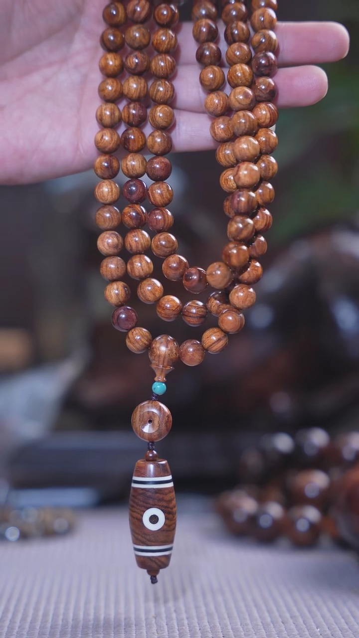 【闪购商品】黄花梨/降香黄檀手串海南黄花梨卡10长链