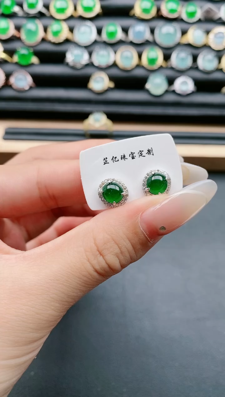 【闪购商品】翡翠戒指银S925镶嵌11111111