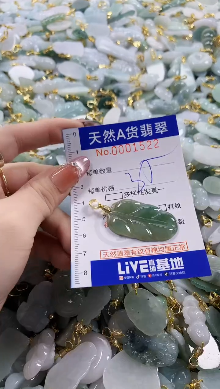 颈饰未镶嵌翡翠天然A货翡翠