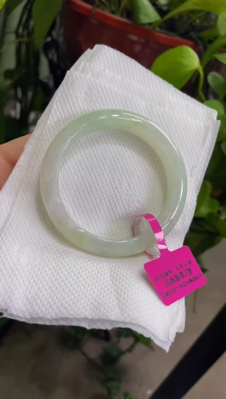 翡翠未镶嵌手镯327手镯56.3