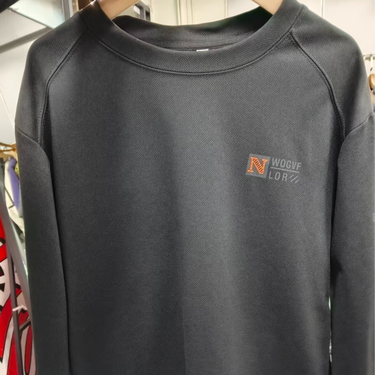 男士卫衣圆领卫衣时尚套头长袖商务打底衫-951