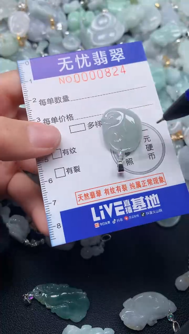 颈饰未镶嵌翡翠824