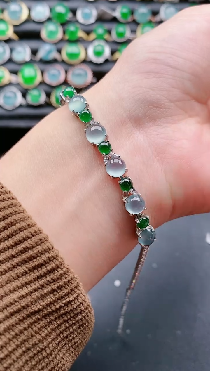 【闪购商品】翡翠戒指银S925镶嵌1111111111