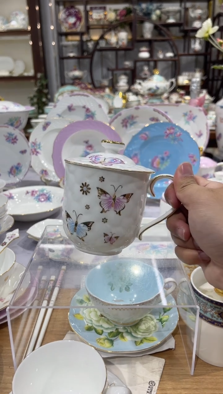 45%以上骨粉骨瓷盖杯