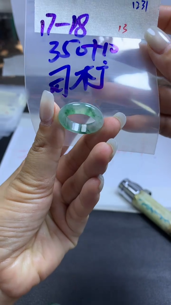 未镶嵌定制翡翠司*毛货需精细抛光拍一发一