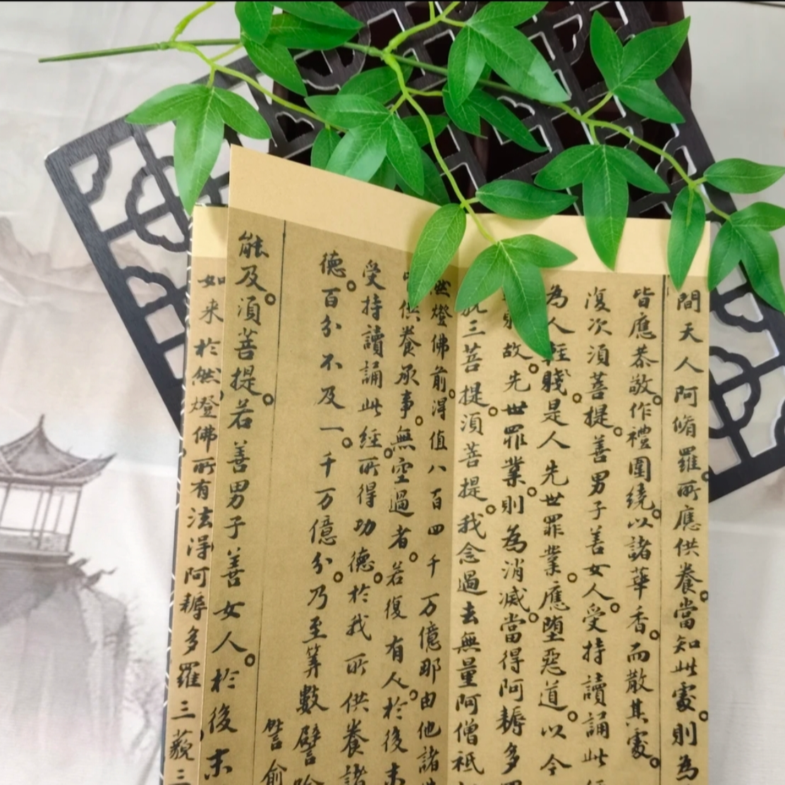 《苏轼 行楷 金刚帖》仿古经折装书法毛笔字帖