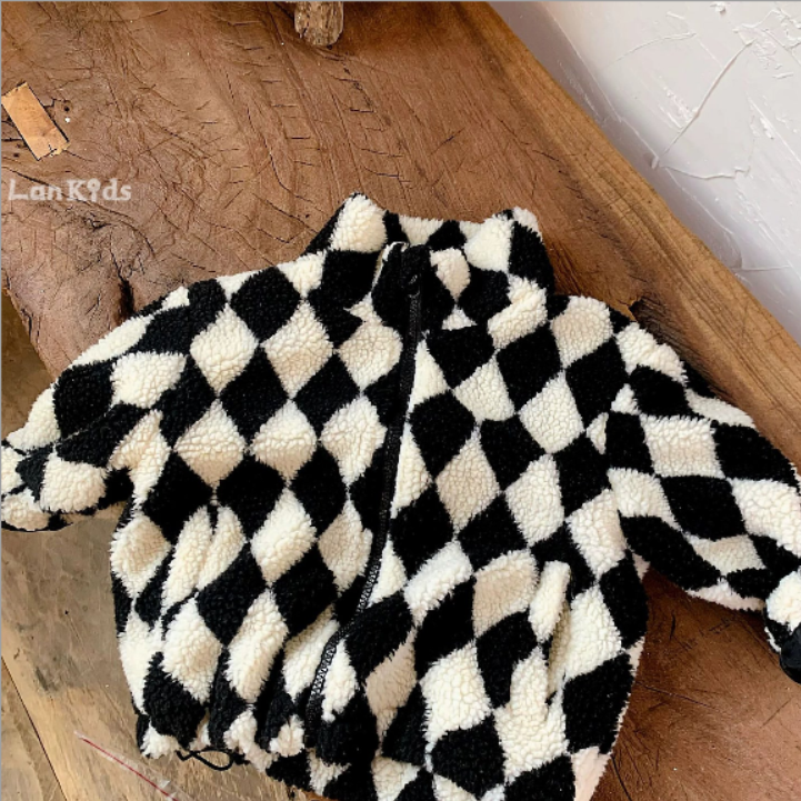 【清仓】毛毛菱格加厚棉衣