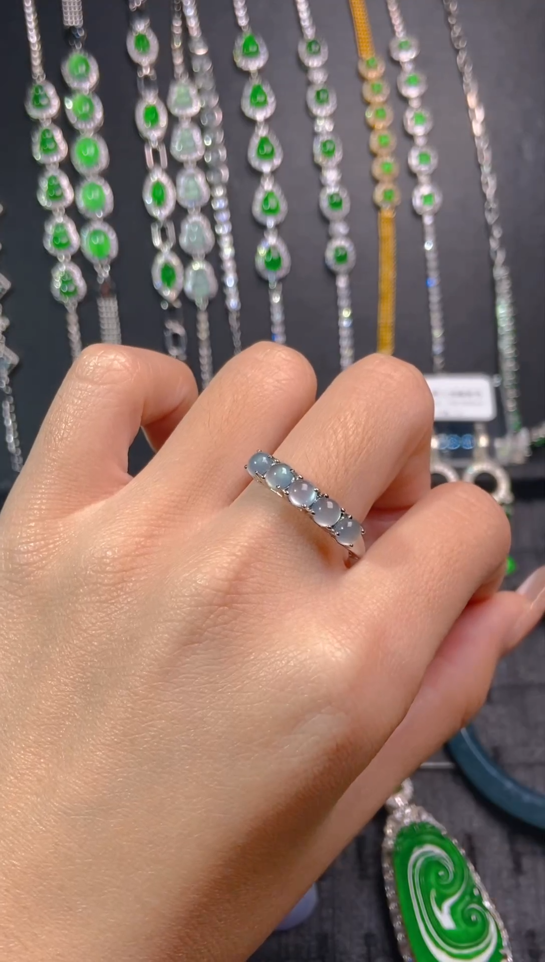 【闪购商品】翡翠戒指未镶嵌天然翡翠A货151